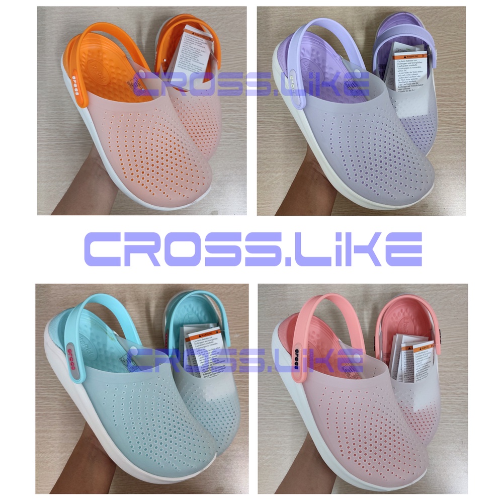 Dép sục nam nữ CROSS LITERIDE trong đổi màu, sục nhựa siêu bền, đi mưa thoải mái, mẫu mới cực thời trang hàng chuẩn xịn