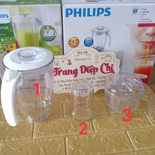 Vỏ cối khô, sinh tố, xay thịt chính hãng philip hr2118