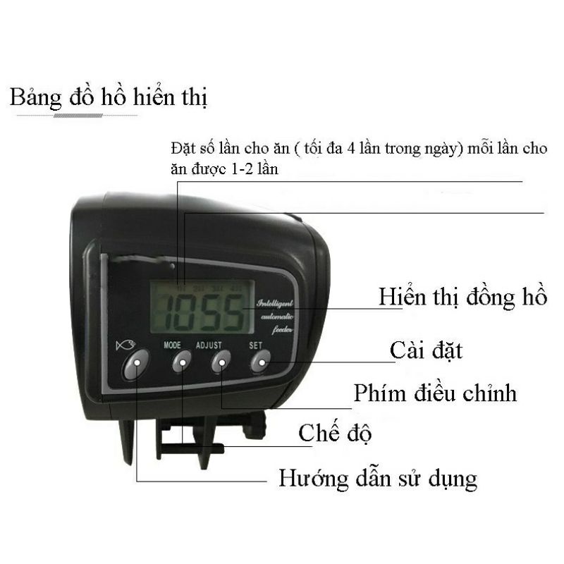 Máy cho cá ăn tự động resun AF2003, AF2009