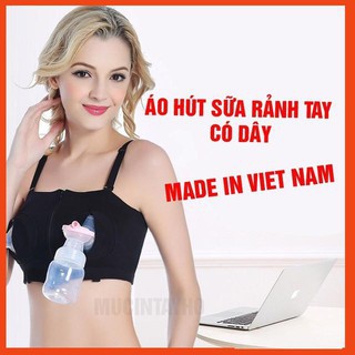 Áo hút sữa rảnh tay hàng Việt Nam loại 1 (có quai đeo)