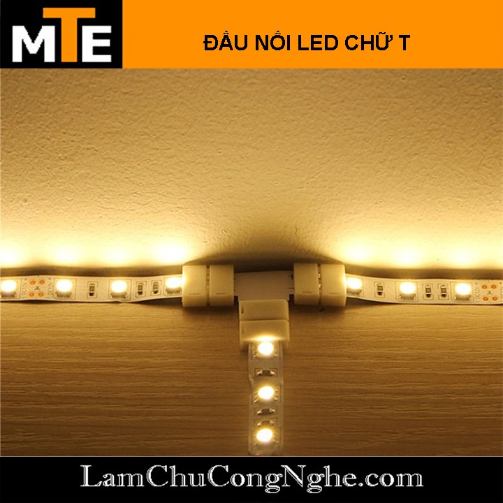 Bộ nối Led CHỮ T loại 10mm 2PIN, 3PIN, 4PIN – Sử dụng cho dây led