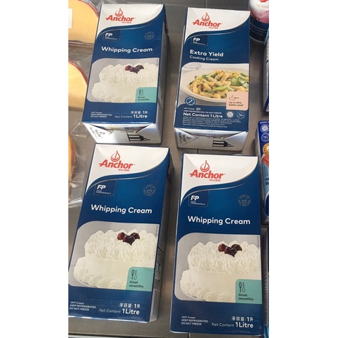 Whipping cream anchor