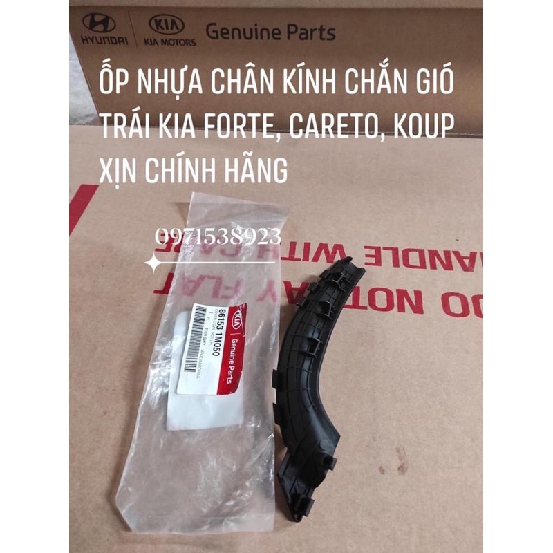Ốp nhựa chân kính chắn gió trái & phải kia forte, careto, koup xịn chính hãng 861541m050 861531m050