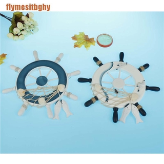 Bánh Lái Thuyền Bằng Gỗ Trang Trí Phong Cách Địa Trung Hải