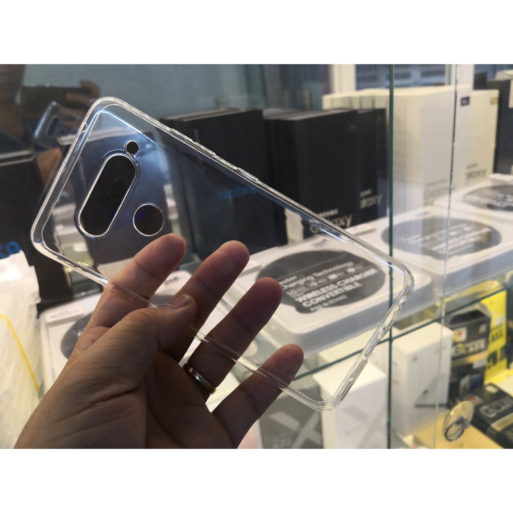 Ốp Lưng Silicon Trong Suốt Cho LG V40 ThinQ