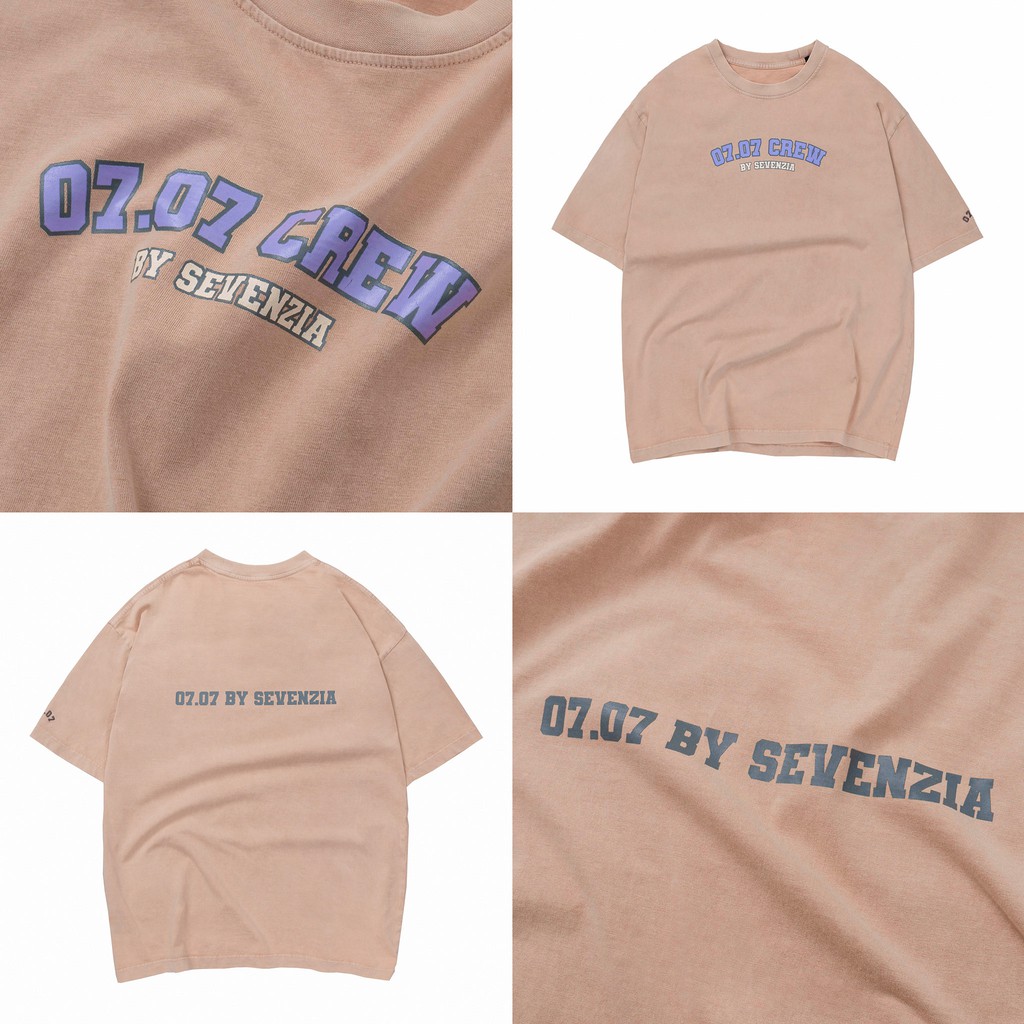 Áo thun pigment dyed 07.07 CREW | BigBuy360 - bigbuy360.vn