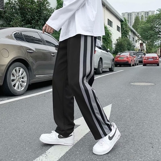 Dynamic Korean Style Wide-Length Pants For Men