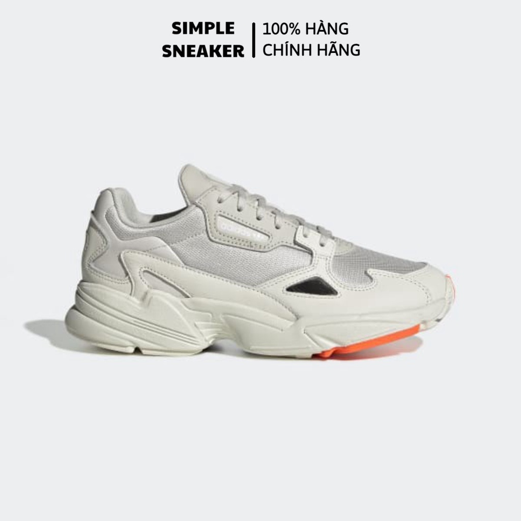 Giày Nữ Adidas 🔥FREESHIP🔥 Adidas Falcon Cream Orange Chính Hãng - Giày Adidas Falcon Chuẩn Auth Màu Trắng Kem [EE5118]