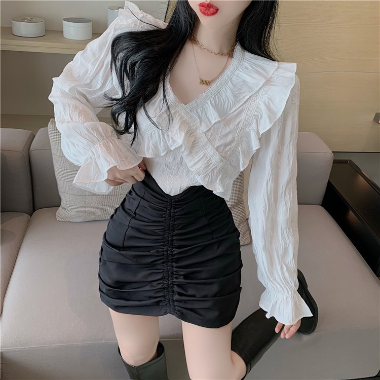 Chân váy nhúng nữ Emilyshop ulzzang