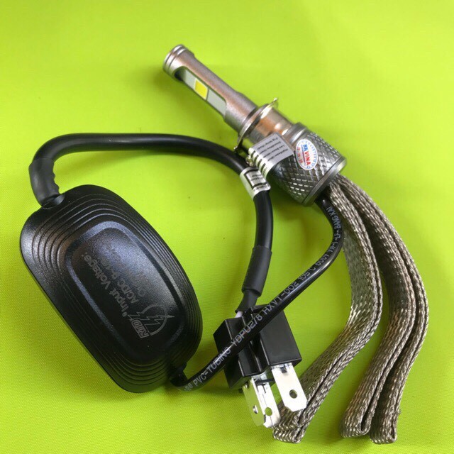 Đèn pha xe máy - Đèn Pha Led Râu RTD Chính Hãng M02J-2 Tim, Công suất:28w, Nhiệt màu:6000k, Điện