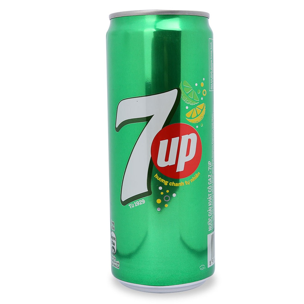 7UP Lon 330ml  - Thùng 24 lon