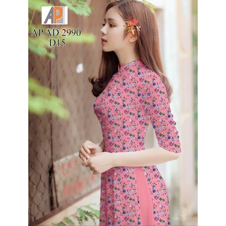 Vải áo dài hoa nhí