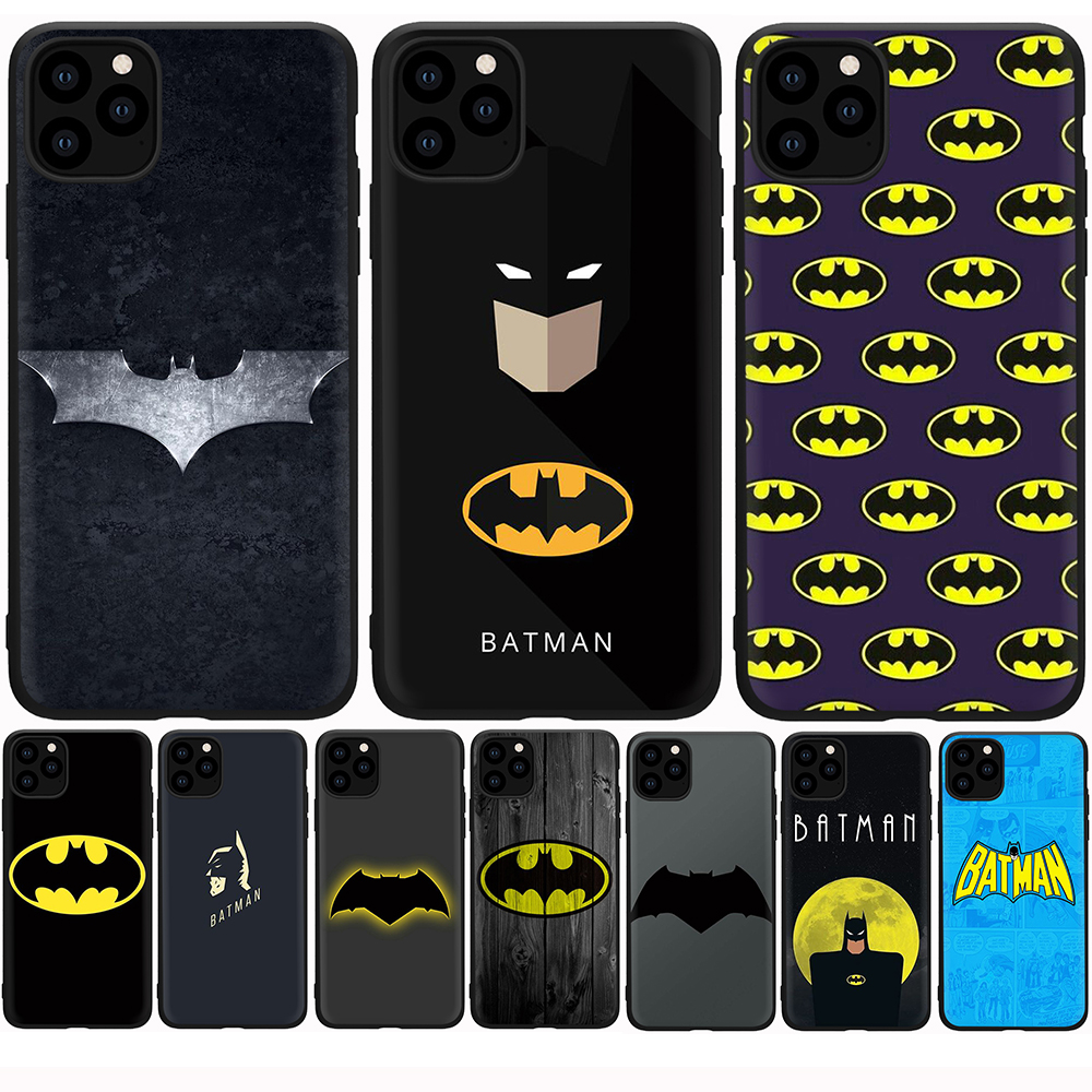 MARVEL Ốp Lưng Chống Rơi Vỡ In Logo Batman Cho Iphone 5 5s Se 6 6s Plus 7 8 Plus Se 2020