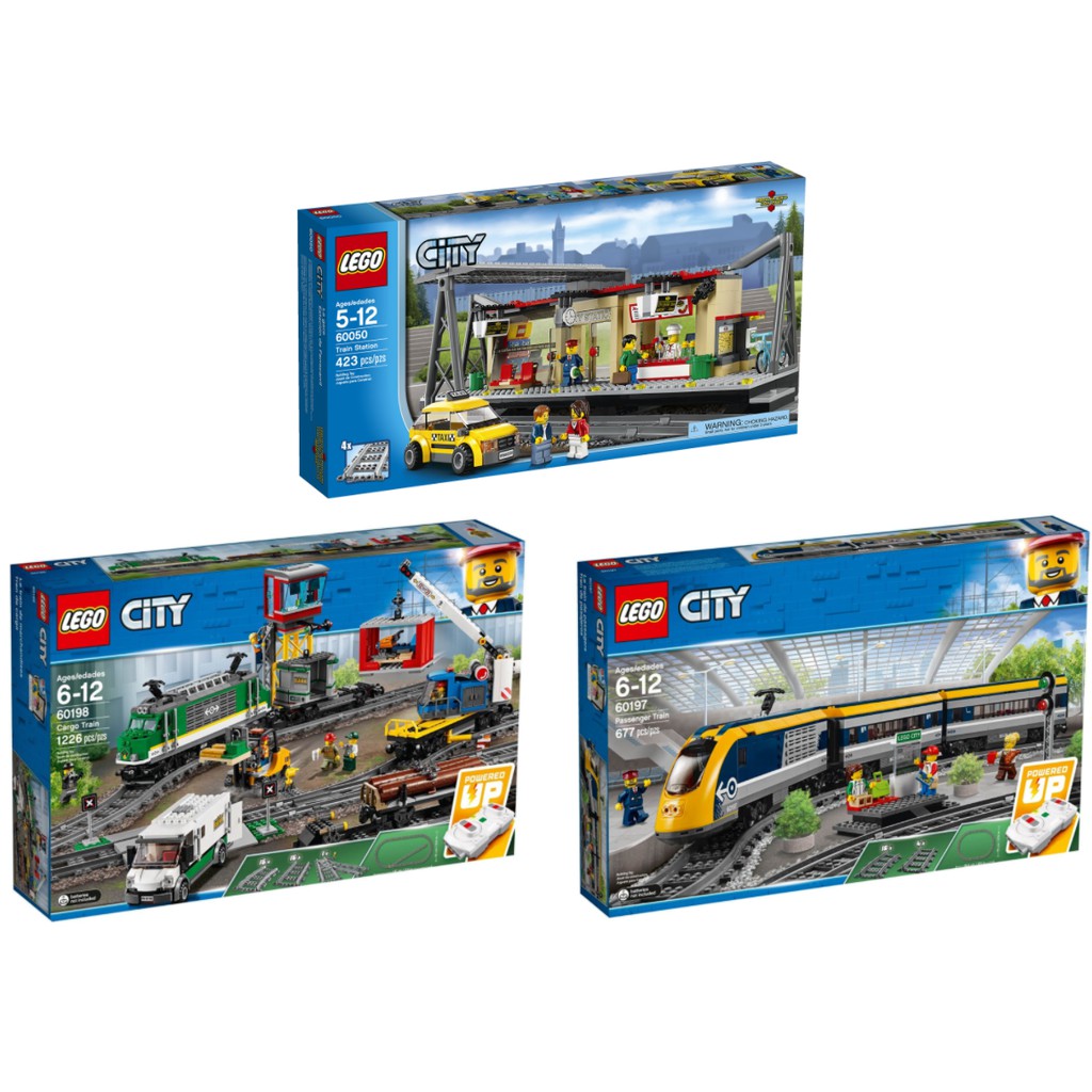 BỘ LEGO XE LỬA VẬN TẢI 60198 - 60197 - 60050