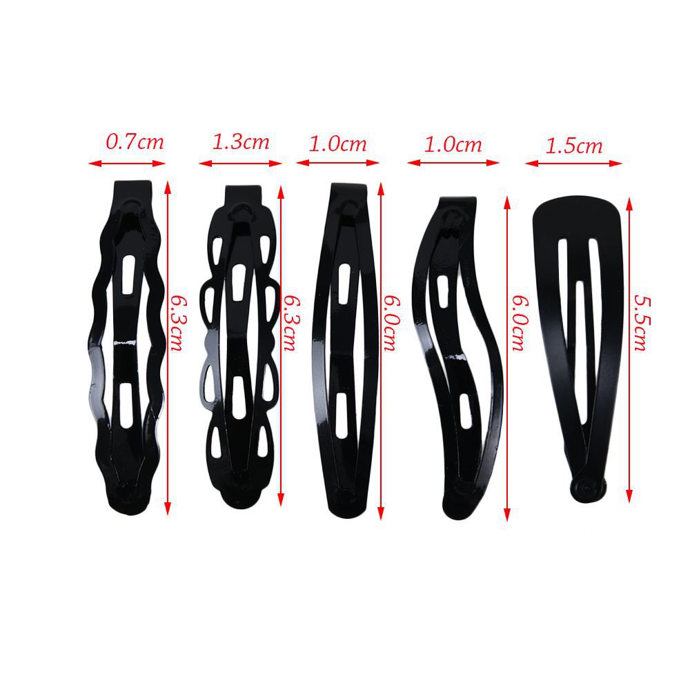 Hairgrip Headwear Black Girls Hair Accessories Hair Clips Set