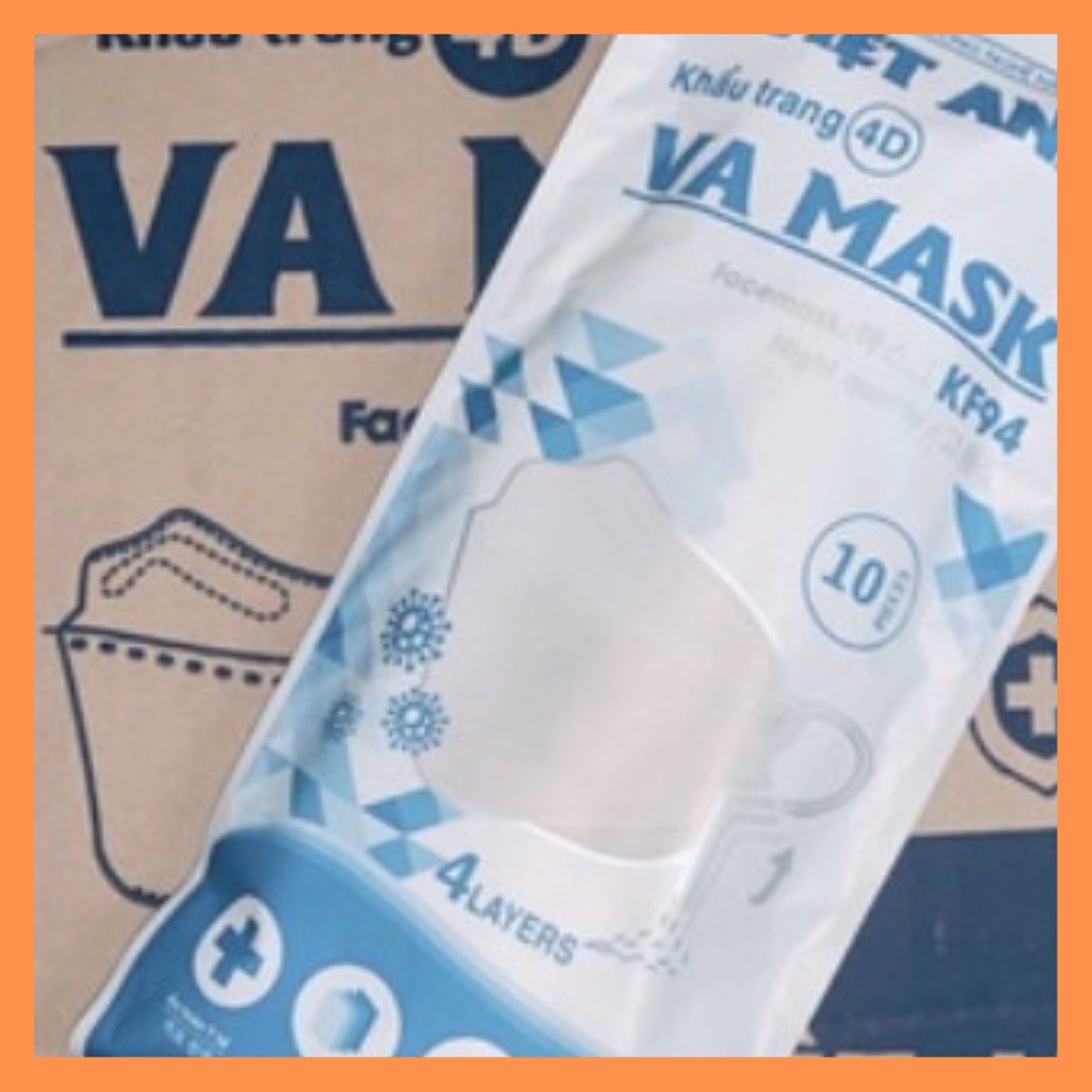 (Combo 10 cái) Khẩu trang 4D VA Mask cực rẻ ạ ❤❤❤