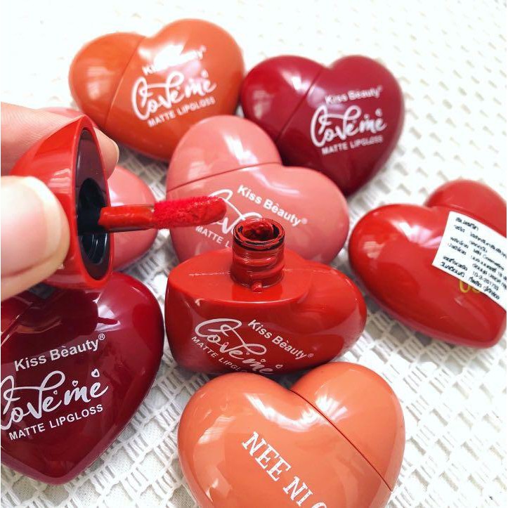 Son Kem Lì Kiss Beauty Trái Tim Love Me 7870 xinh yêu màu hot Auth nội địa sỉ tốt - GIÁ GỐC 12 | BigBuy360 - bigbuy360.vn