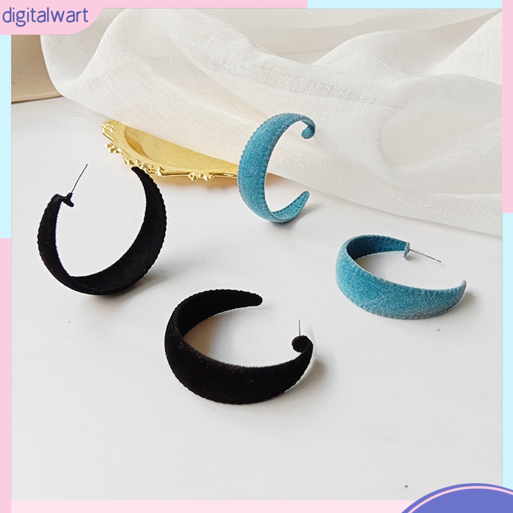 Đôi Khuyên Tai Hình Vòng Tròn Lớn Thời Trang Cho Nữ