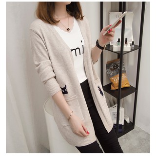 Áo khoác len Cardigan hình thỏ, dày, đẹp