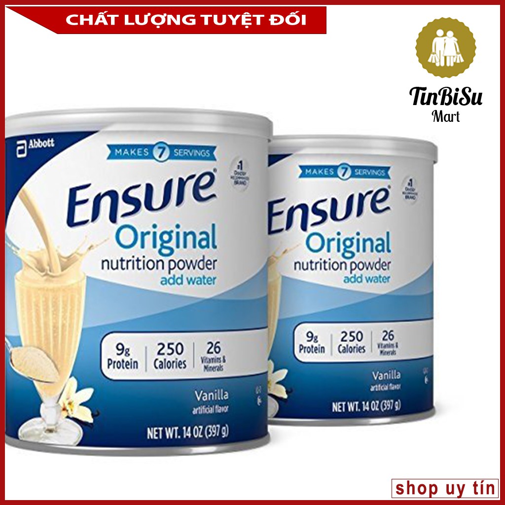 💥 Hỏa tốc 💥 Sữa Ensure Mỹ nội địa - Ensure Original Nutrition Powder 397g