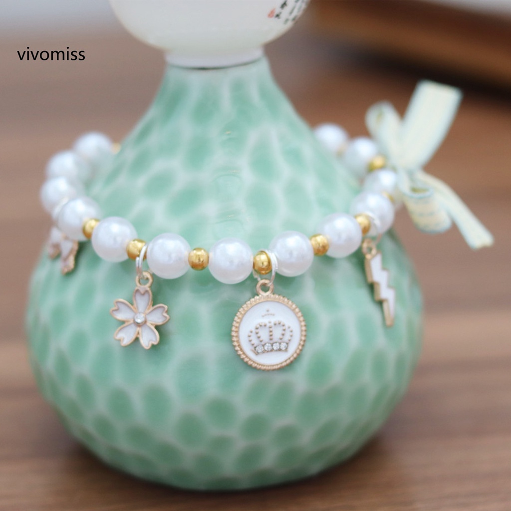 Vòng cổ bằng nhựa đính ngọc trai nhân tạo cho thú cưng