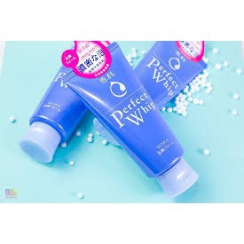 Sữa rửa mặt tạo bọt chiết xuất tơ tằm trắng Senka Perfect Whip (xanh dương) | BigBuy360 - bigbuy360.vn