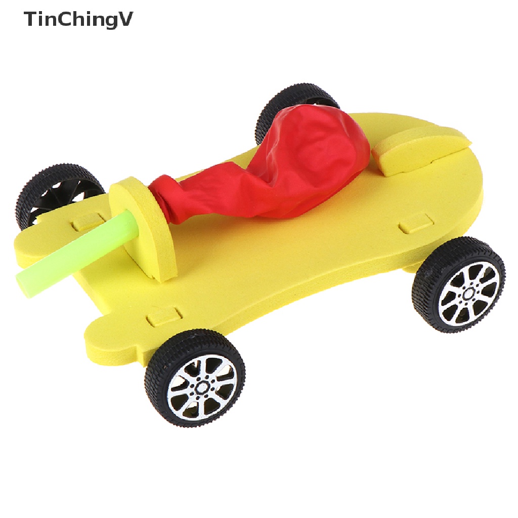 Mô Hình Xe Hơi Đồ Chơi Kèm Bong Bóng Giáo Dục Khoa Học Diy Cho Bé