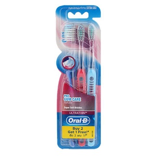 Bàn chải đánh răng oral b pro gum care vỉ 2+1