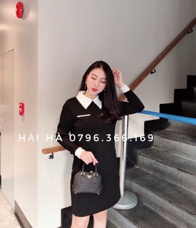 Đầm len cổ đức