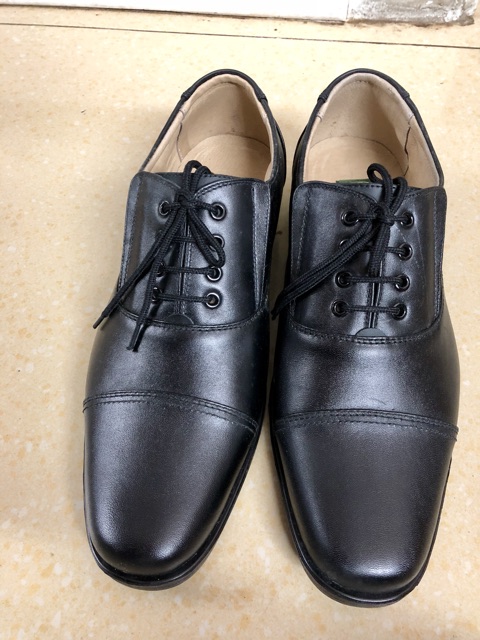 Giày da thật công sở giả buộc dây chính hãng cty