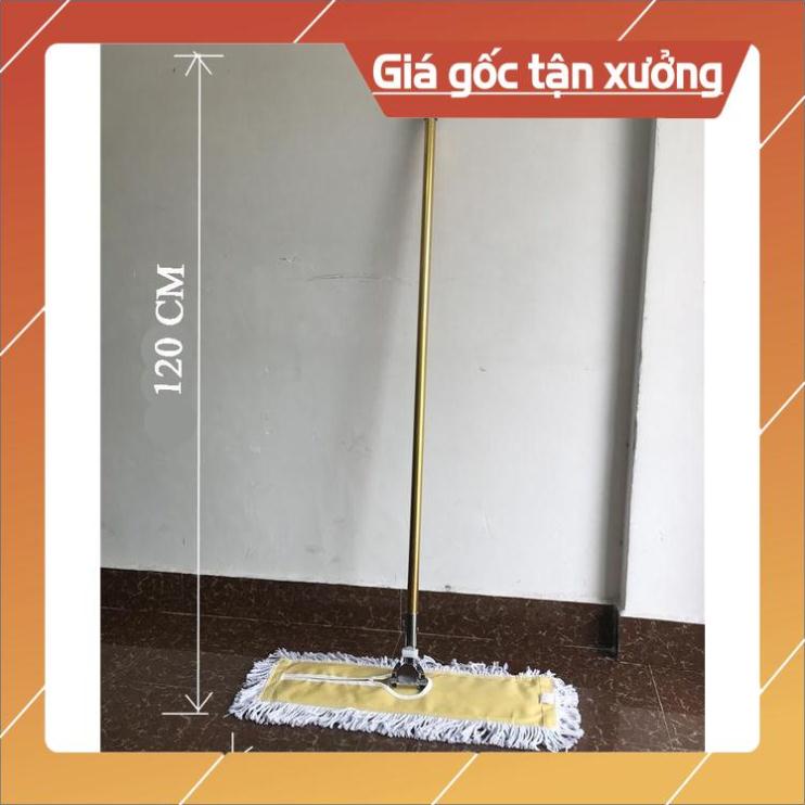 Cây lau sàn nhà, cây chổi lau khô công nghiệp bản to xoay 180 độ PL