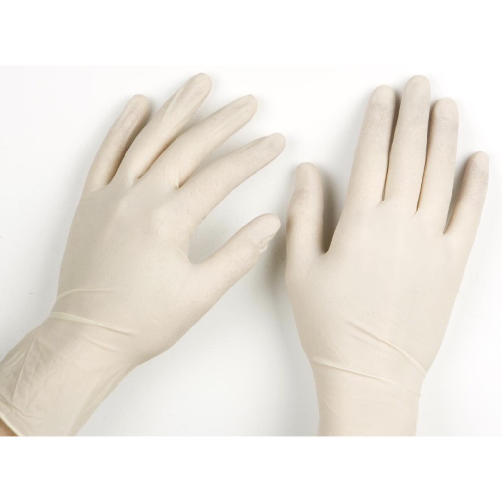 Găng tay y tế Topcare glove  "Chính hãng của Malaysia" Hộp 100 chiếc( 50 đôi). Mỏng và dai.