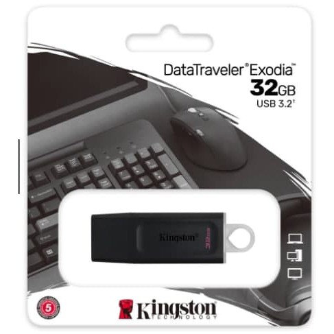 USB 3.2 Gen 1 Kingston DataTraveler Exodia DTX 32Gb DTX/32GB-Bảo hành 60 tháng