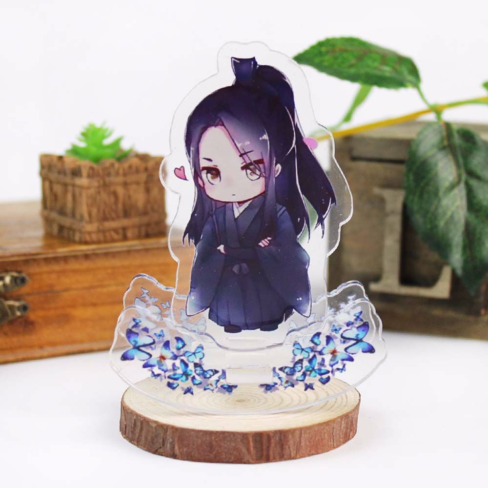 Mô hình nhân vật Tian Guan Ci Fu Xie Lian lắc lư dễ thương có giá đỡ bằng acrylic