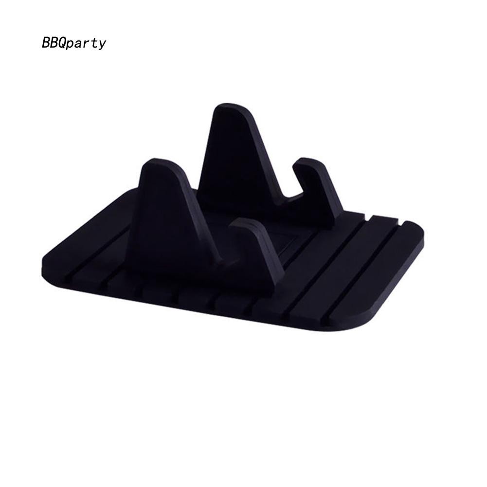 Giá đỡ điện thoại bằng silicon chống trượt góc nghiêng 120 độ kích thước 11cm x 9cm x 4cm tiện dụng cho xe hơi | BigBuy360 - bigbuy360.vn