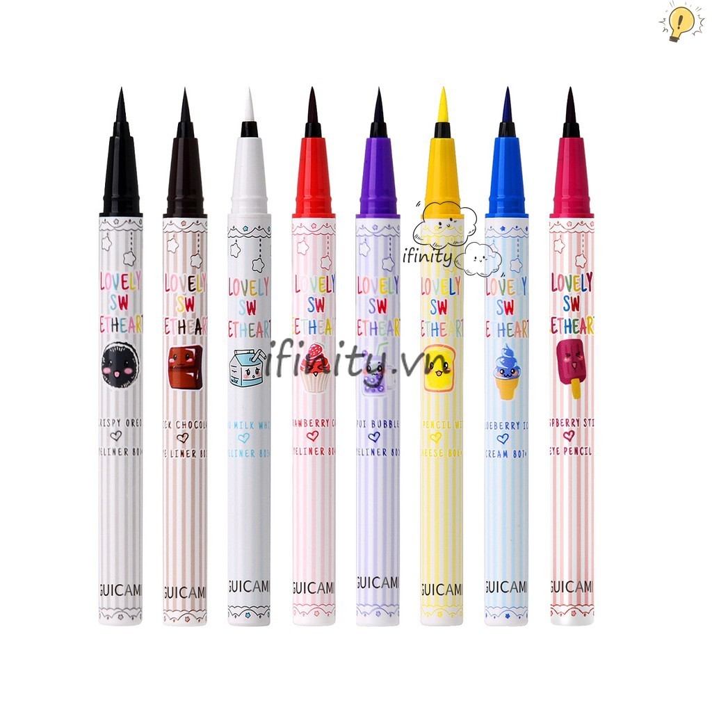 [FLORTTE cùng một đoạn] Bút Kẻ Mắt Nhiều Màu GUICAMI X Color Eyeliner Xpress