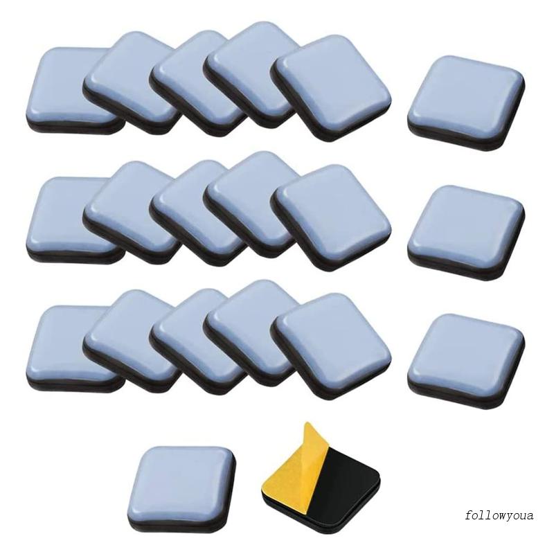 Set 20 Miếng Đệm Tự Dính Gắn Bàn / Ghế / Đồ Nội Thất Di Chuyển Dễ Dàng