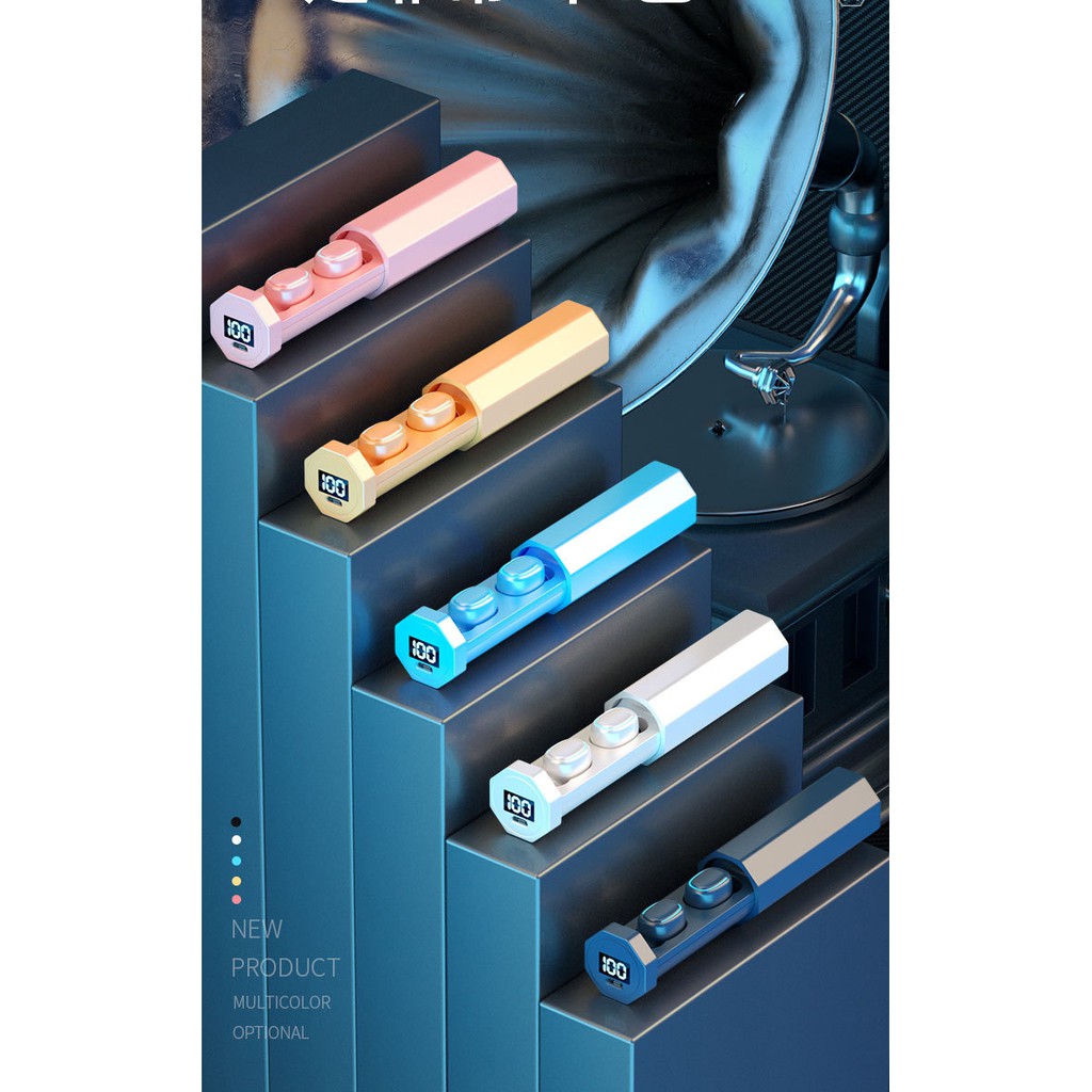 Tai nghe Bluetooth B9-TWS Đẳng cấp Bass hay nhỏ ghọn thời trang,Tai nghe iphone thích hợp các dòng máy samsung,iphone | BigBuy360 - bigbuy360.vn