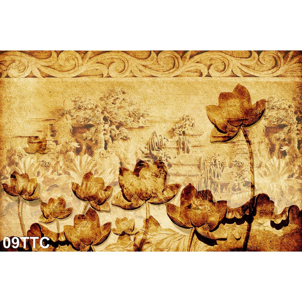 TRANH DÁN TƯỜNG TRÚC CHỈ PHÒNG THỜ GIA TIÊN - TRANH DÁN BÀN THỜ ÔNG BÀ - TRANH MÂM QUẢ - TRANH CỬU HUYỀN