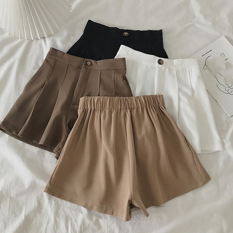 [DV001]Quần đùi nữ chân váy xếp ly HALU dáng chữ A ngắn phong cách công sở-Váy Xếp Li Tennis dáng Chữ A lưng cao | BigBuy360 - bigbuy360.vn