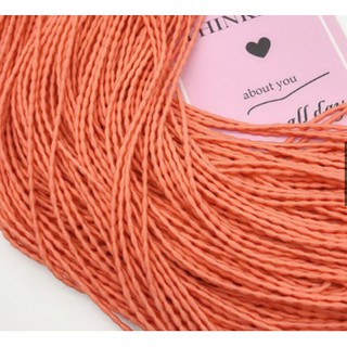 (p140-2) bó 5-10 met dây thun mềm 2.5mm làm dây cột tóc (kiểu hạt lúa)