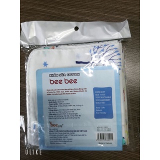 Khăn xô nhật bee bee 2 lớp in hình (10 cái)