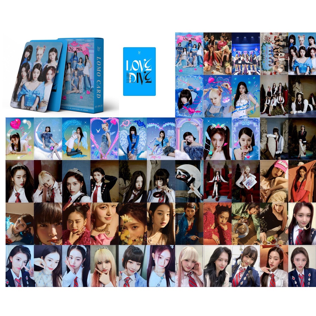 Hộp 54 Ảnh Lomo Card Nhóm Nhạc Kpop Ave Love Dive