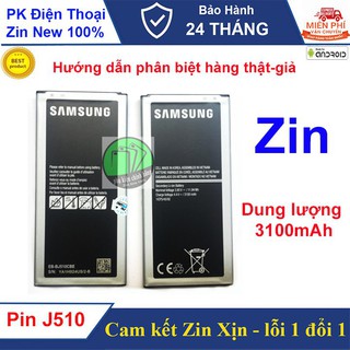 Pin SAMSUNG J5 2016 (J510CBE) Chính hãng dung lượng 3100mAh - BH 2 năm