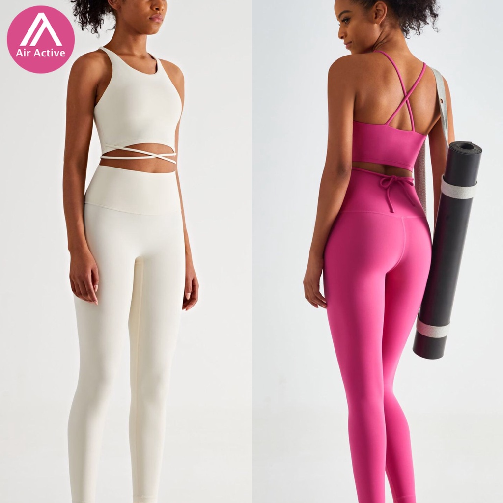 AirActive Set đồ thể thao nữ Set Đồ TậP GồM Bra + QuầN Bó Legging + ÁO Thun Thể Thao Cho Nữ