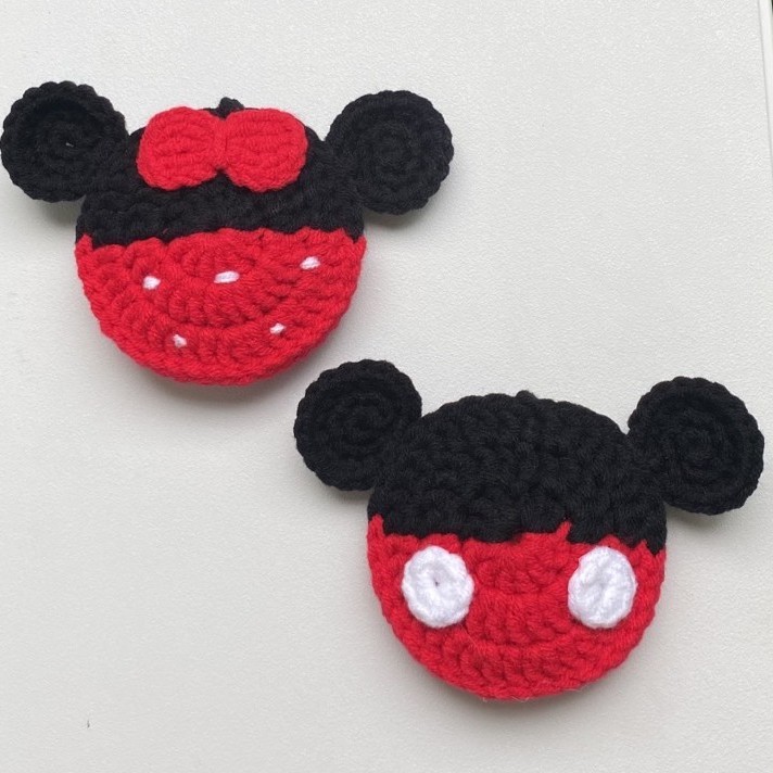 Túi đựng tỏi cho bé hình chuột mickey - Túi đựng tỏi cho trẻ sơ sinh