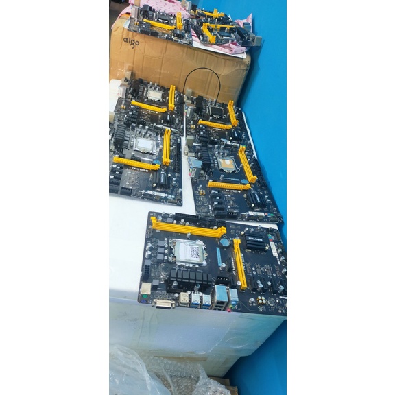 Maniboard Biostar Tb250- BTC+ 8 chân vga cho trâu cày