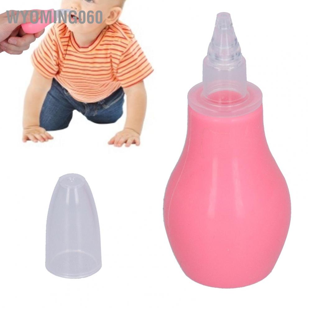 Wyoming060 Thiết bị hút mũi An toàn bằng silicone có thể tháo rời Chống trào ngược Làm sạch khoang cho bé Chăm sóc trẻ em Máy