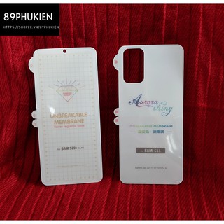 (2 mặt) Bộ miếng dán PPF S20 Plus chống trầy xước