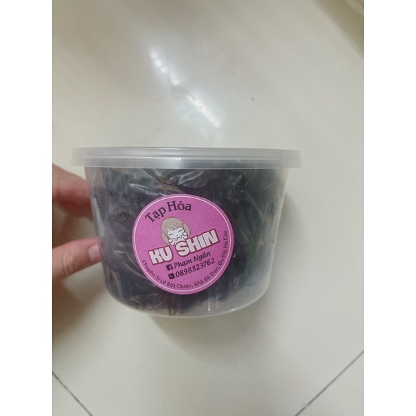 Khô bò đen loại 2 dùng ăn với bánh tráng trộn phần 500g